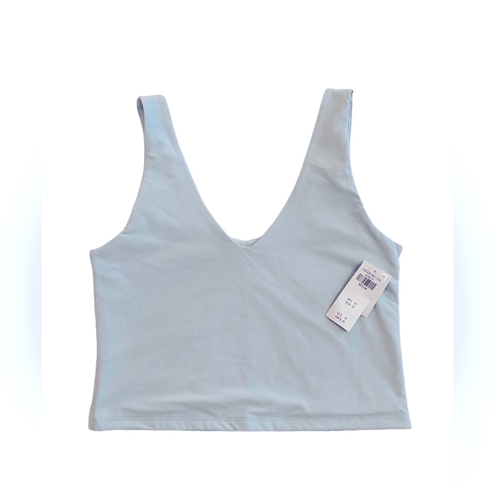 Abercrombie & fitch blue crop top